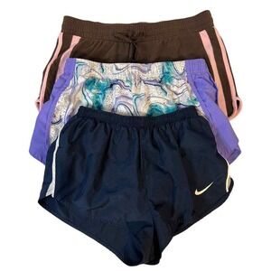 Womens Shorts M Nike Dri‎ Fit Danskin Now Athletic 3 Pair Jogger Running Pull On